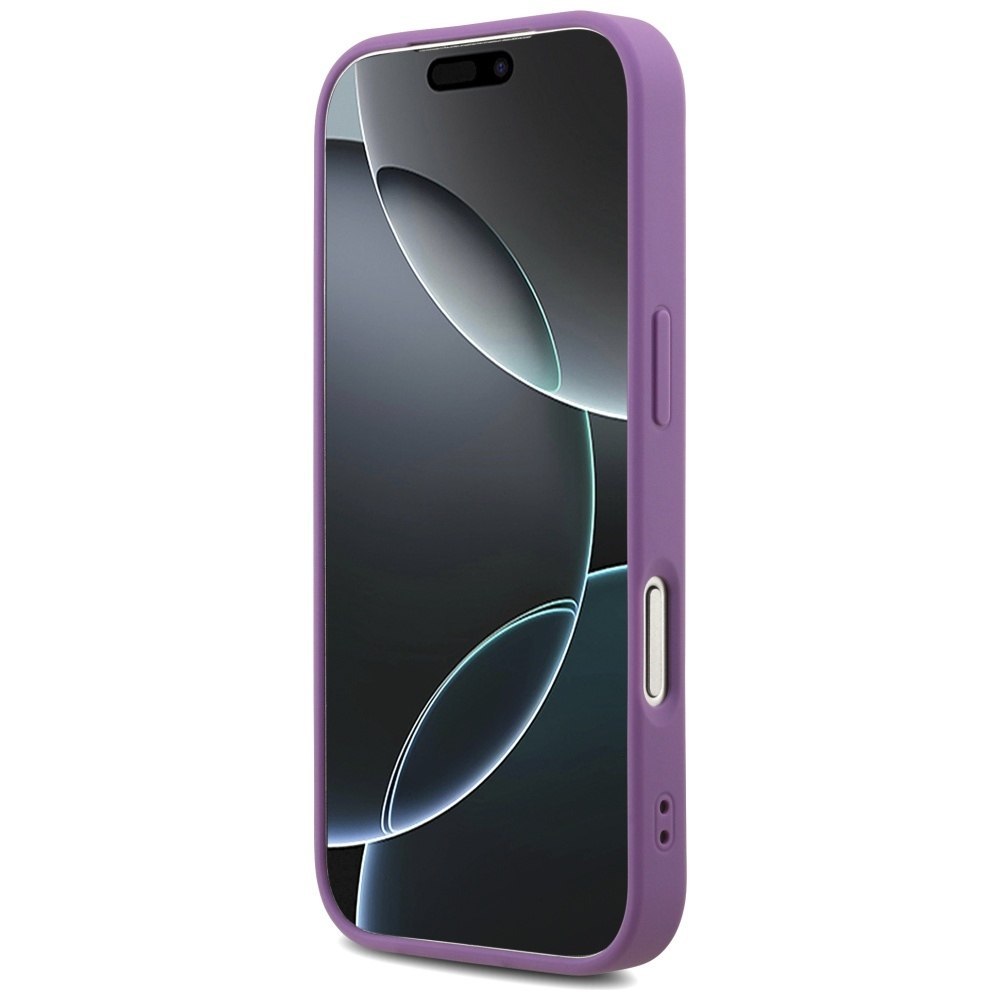 Etui Guess Fixed Glitter Big 4G do iPhone 17 Pro liliowy